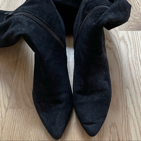 Steve Madden over the knee black boots - Picture 6 of 11